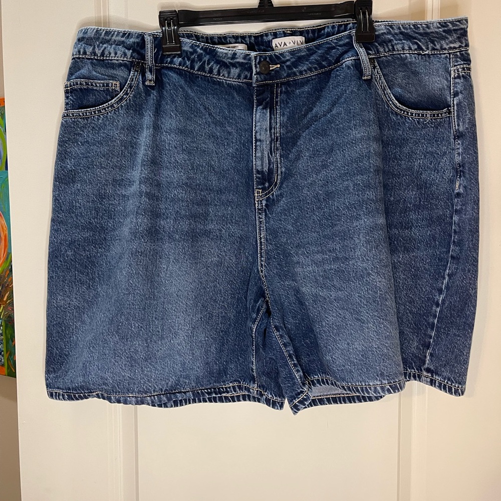 Ava & Viv Blue Denim Jean Shorts